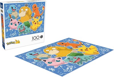 Foto 4 | Foto 4 | Rompecabezas Buffalo Games Pokémon Kanto Holiday 100 Piezas - Venta Internacional.