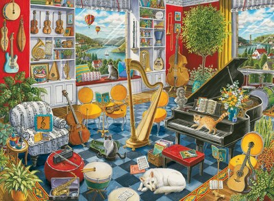 Foto 1 | Foto 1 | Rompecabezas Ravensburger The Music Room 500 Piezas - Venta Internacional.