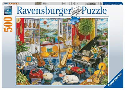 Foto 2 | Foto 2 | Rompecabezas Ravensburger The Music Room 500 Piezas - Venta Internacional.