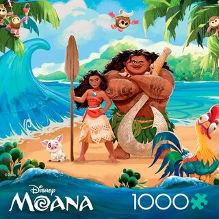 Foto 3 | Foto 3 | Rompecabezas Ceaco Disney Thomas Kinkade Moana 1000 Piezas - Venta Internacional.