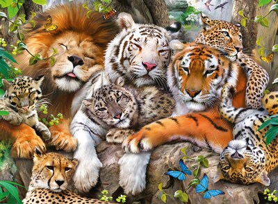 Foto 1 | Foto 1 | Rompecabezas Ravensburger Big Cat Sap 200 Piezas Para Niños - Venta Internacional.