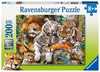 Foto 2 | Foto 2 | Rompecabezas Ravensburger Big Cat Sap 200 Piezas Para Niños - Venta Internacional.