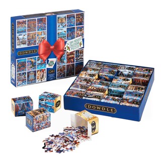 Foto 1 | Foto 1 | Calendario De Adviento Rompecabezas Buffalo Games Dowdle 24 Días 1000 Unidades - Venta Internacional.