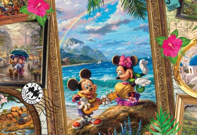 Foto 2 | Foto 2 | Rompecabezas De Ceaco Thomas Kinkade Disney Travel Collage 2000 Unidades - Venta Internacional.