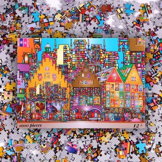 Foto 5 | Foto 5 | Rompecabezas Bgraamiens City Street De 1000 Piezas Con Color - Venta Internacional.