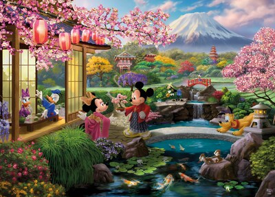 Foto 1 | Foto 1 | Rompecabezas Ceaco Disney Thomas Kinkade Mickey Y Minnie - Venta Internacional.
