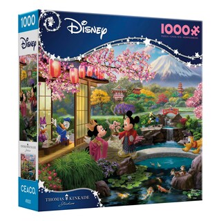 Foto 3 | Foto 3 | Rompecabezas Ceaco Disney Thomas Kinkade Mickey Y Minnie - Venta Internacional.