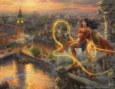 Foto 6 | Foto 6 | Rompecabezas Ceaco Thomas Kinkade: La Liga De La Justicia De Dc Comics - Venta Internacional.