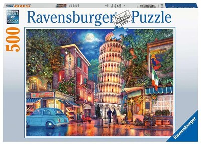 Foto 1 | Foto 1 | Rompecabezas Ravensburger Evening In Pisa 500 Piezas - Venta Internacional.