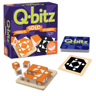 Foto 1 | Foto 1 | Juego Mindware Q-bitz Solo Orange Con 20 Tarjetas Para +3 Años - Venta Internacional.