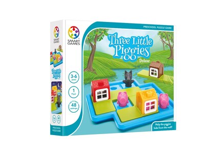 Foto 3 | Foto 3 | Juego De Rompecabezas Smartgames Three Little Piggies Deluxe 3+ Years - Venta Internacional.
