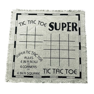 Foto 3 | Foto 3 | Set De Juego Yuanhe Gaint Checkers Con Alfombra Reversible Tic Tac Toe - Venta Internacional.
