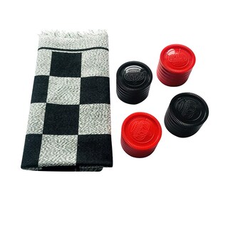 Foto 5 | Foto 5 | Set De Juego Yuanhe Gaint Checkers Con Alfombra Reversible Tic Tac Toe - Venta Internacional.