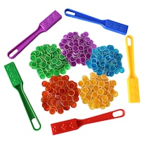 Juego De Fichas De Bingo Magnéticas Yuanhe Con 500 Fichas De Metal Y 5 Varitas - Venta Internacional.