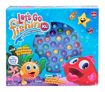 Foto 1 | Foto 1 | Game Pressman Let's Go Fishin' Xl: Deep Sea Edition Para Niños Mayores De 4 Años - Venta Internacional.