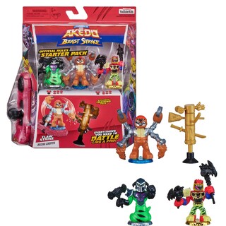Foto 1 | Foto 1 | Paquete De Inicio Toy Akedo Beast Strike Claw Strike Con 3 Guerreros - Venta Internacional.