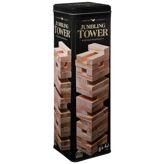 Foto 6 | Foto 6 | Juego De Fiesta Spin Master Games Jumbling Tower 48 Bloques - Venta Internacional.