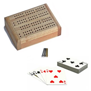 Foto 1 | Foto 1 | Juego De Mesa De Cribbage De Viaje We Games De Madera Con Tarjetas Y Pinzas - Venta Internacional.