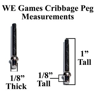 Foto 4 | Foto 4 | Juego De Mesa De Cribbage De Viaje We Games De Madera Con Tarjetas Y Pinzas - Venta Internacional.