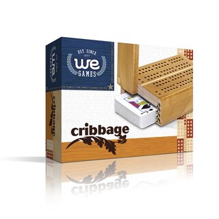 Foto 5 | Foto 5 | Juego De Mesa De Cribbage De Viaje We Games De Madera Con Tarjetas Y Pinzas - Venta Internacional.