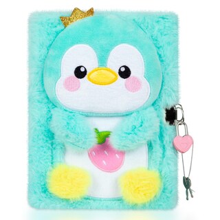 Foto 1 | Foto 1 | Peluche De Pingüino Diary Yoytoo Con Candado Y Llave Para Niñas De 5 A 12 Años - Venta Internacional.