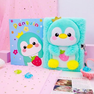 Foto 2 | Foto 2 | Peluche De Pingüino Diary Yoytoo Con Candado Y Llave Para Niñas De 5 A 12 Años - Venta Internacional.