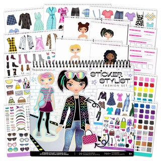 Foto 1 | Foto 1 | Kit De Diseño Estilista De Pegatinas Fashion Angels Con Más De 700 Pegatinas - Venta Internacional.