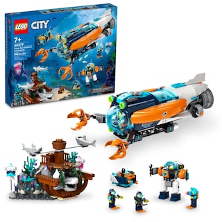 Foto 1 | Foto 1 | Set De Juguetes De Construcción Lego City Deep-sea Explorer Submarine 60379 - Venta Internacional.