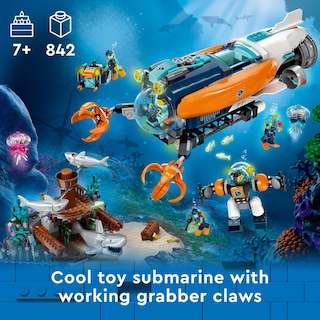 Foto 2 | Foto 2 | Set De Juguetes De Construcción Lego City Deep-sea Explorer Submarine 60379 - Venta Internacional.