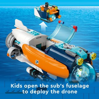 Foto 4 | Foto 4 | Set De Juguetes De Construcción Lego City Deep-sea Explorer Submarine 60379 - Venta Internacional.
