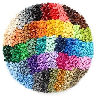 Foto 3 | Foto 3 | Platos Redondos Multicolores Building Blocks Feleph  2200 Unidades - Venta Internacional.