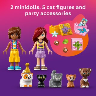 Foto 5 | Foto 5 | Juguete De Construcción Lego Friends Para Fiesta De Cumpleaños De Gatos Y Casa En El Árbol - Venta Internacional.