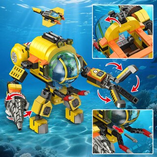 Foto 6 | Foto 6 | Set De Construcción Hogokids City Submarine Con Luz Led De 8 A 14 Años O Más - Venta Internacional.