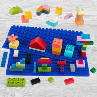 Foto 6 | Foto 6 | Bloques De Construcción Playmat Scs Direct Brick (silicona 16 Unidades) Color Azul - Venta Internacional.