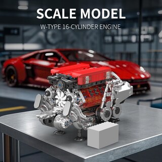 Foto 7 | Foto 7 | Juego De Bloques De Construcción Mould King W16 Engine 952 Piezas Con Batería - Venta Internacional.