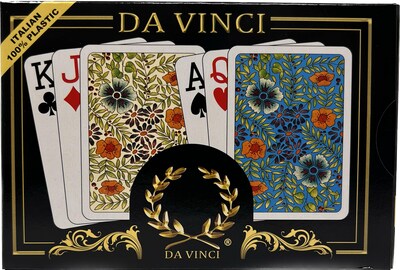 Foto 6 | Foto 6 | Juego De Cartas Da Vinci Fiori 100% Plástico 2 Mazos - Venta Internacional.