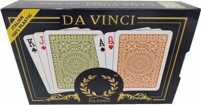 Foto 1 | Foto 1 | Juego De Cartas Da Vinci Palermo 100% Plástico 2 Mazos - Venta Internacional.