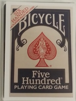 Bicicleta Card Deck 500 Para Seis Manos Con Funda Plegable De Plástico - Venta Internacional.