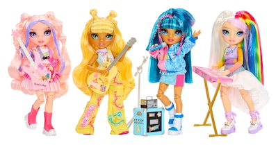 Foto 6 | Foto 6 | Fashion Doll Rainbow High Jr High Rock Band Sunny 23 Cm Con Guitarra - Venta Internacional.