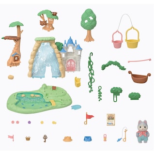 Foto 3 | Foto 3 | Set De Juego Calico Critters Secret Forest Falls Con Accesorios - Venta Internacional.
