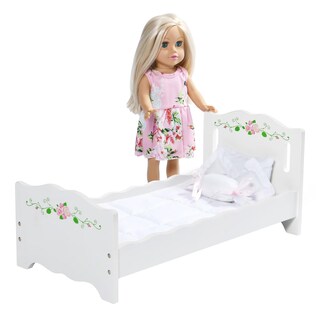 Foto 1 | Foto 1 | Cesta Tipo Tejón Para Muñecas Con Muñeca Rubia De 18 Pulgadas Y Ropa De Cama - Venta Internacional.