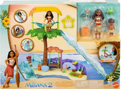 Foto 6 | Foto 6 | Set De Juego Mattel Disney Moana's Island Adventure Con Muñecas - Venta Internacional.
