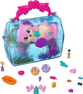 Foto 1 | Foto 1 | Set De Juego Polly Pocket Sparkle Cove Adventure Con 2 Muñecas - Venta Internacional.