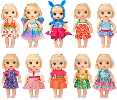 Foto 3 | Foto 3 | Set De Ropa Para Muñecas Ebuddy Fashion De 10 A 14.5 Pulgadas 10 Juegos - Venta Internacional.