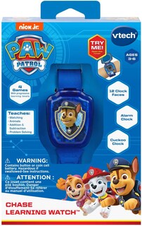 Foto 3 | Foto 3 | Reloj Learning Vtech Paw Patrol Chase Blue Durante 3 A 6 Años - Venta Internacional.