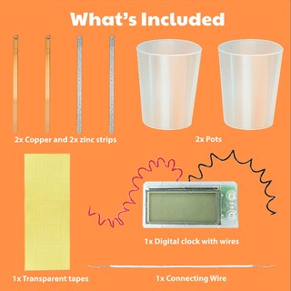 Foto 2 | Foto 2 | Potato Clock 4m Green Science Diy Sin Pilas Para Niños Mayores De 5 Años - Venta Internacional.