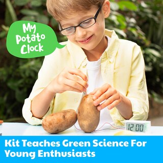 Foto 4 | Foto 4 | Potato Clock 4m Green Science Diy Sin Pilas Para Niños Mayores De 5 Años - Venta Internacional.