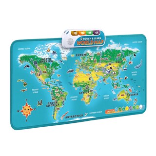 Foto 2 | Foto 2 | Mapa Mundial Toy Leapfrog Touch & Learn Con Más De 1000 Datos Durante Más De 4 Años - Venta Internacional.