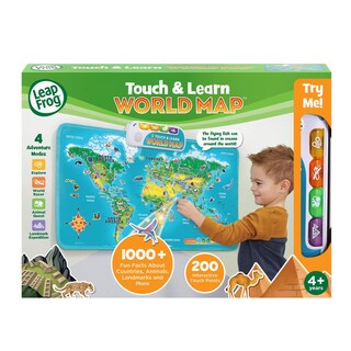 Foto 7 | Foto 7 | Mapa Mundial Toy Leapfrog Touch & Learn Con Más De 1000 Datos Durante Más De 4 Años - Venta Internacional.