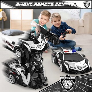 Foto 3 | Foto 3 | Coche A Control Remoto Bluejay Transform 1:18 Robot De 4 A 12 Años - Venta Internacional.
